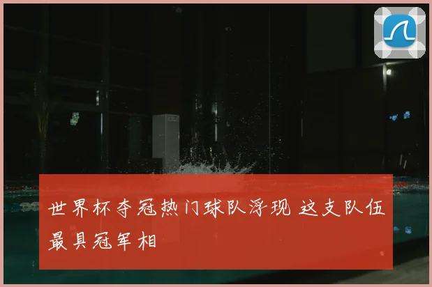 世界杯夺冠热门球队浮现 这支队伍最具冠军相